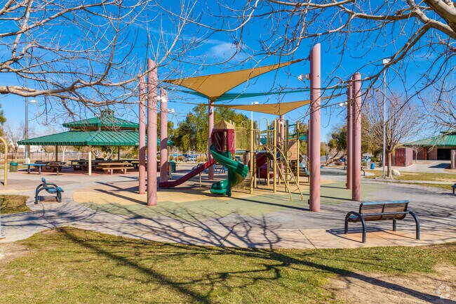 Children can stretch their legs at Silverado Ranch Park playground in Silverado Ranch, NV.