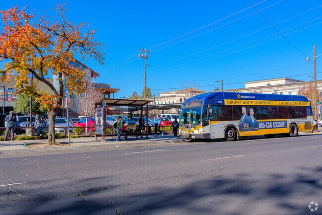 Public Transportation is available to take residents across Newton Booth.