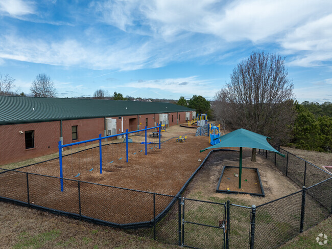 Kids love the playground at Settles Bridge Elementary School.