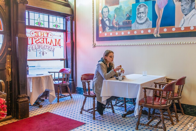 The Majestic is a premier brunch spot in Kansas City's Library District.