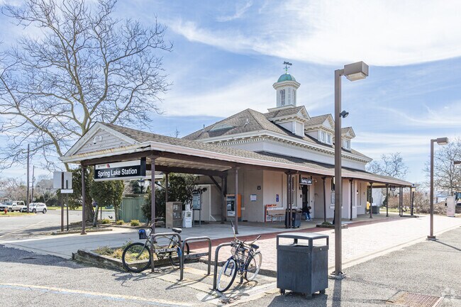 Spring Lake has a NJ Transit station with frequent trains to help with a very easy commute.