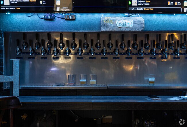 So many taps can be found at Heroes Tap House in the Faye Wright neighborhood.