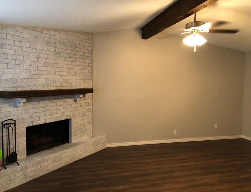 Wood Burning Fireplace