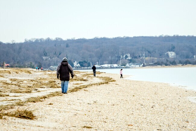 Take a walk on the beach at West Meadows Beach.