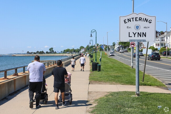 Take a stroll along Lynn Shore Drive near Fayette Street.