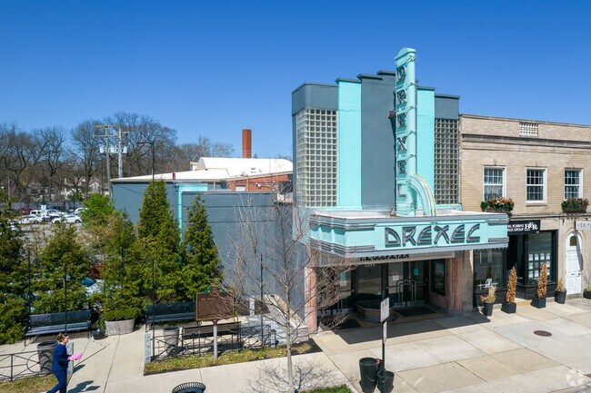 The Art Deco Drexel Theatre, built in 1937, is an epicenter for screenings in Bexley.