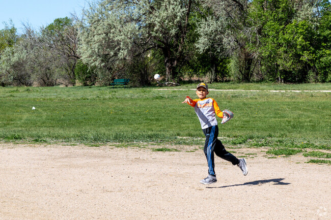 Play some baseball at the diamond in Cimarron Eastridge Park.