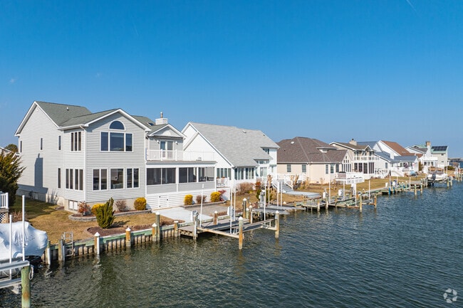 Many homes in Ocean Pines have dockside access right from their backyards.
