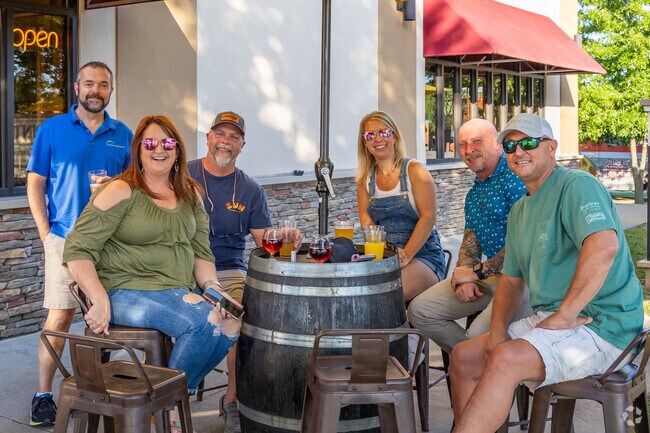 There are lots of fun restaurants for locals like Draft & Vine in the heart of Cleveland.