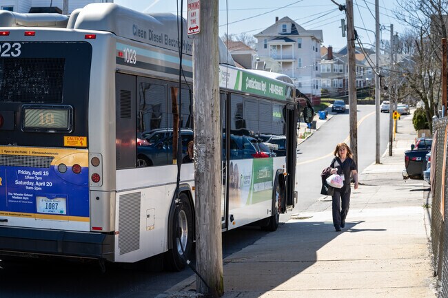 Catch the RIPTA bus in Cranston for a smooth and easy ride to Laurel Hill, RI.
