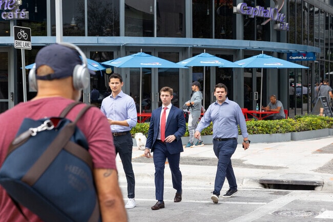 Brickell is the financial heart of Miami.