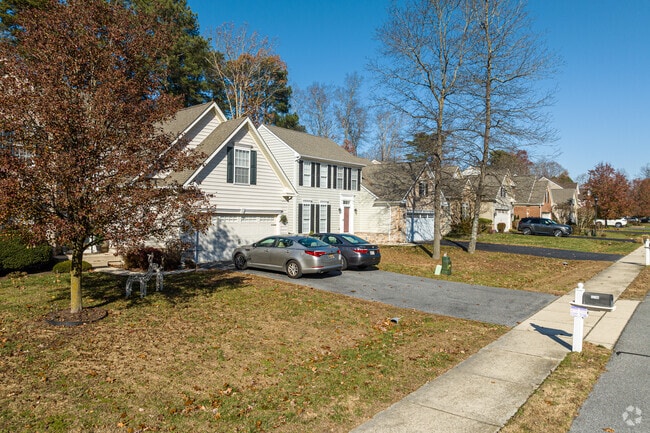 These new-construction, colonial homes are easy to find throughout Millsboro.