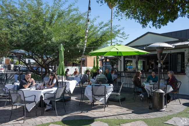 The Hidden House is popular for an upscale dinner, minutes from Amberwood.