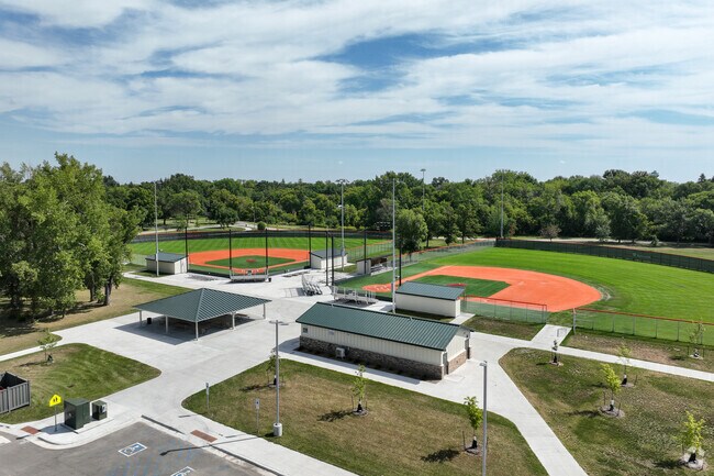 Essentia Health Baseball Complex has fields of varying sizes.