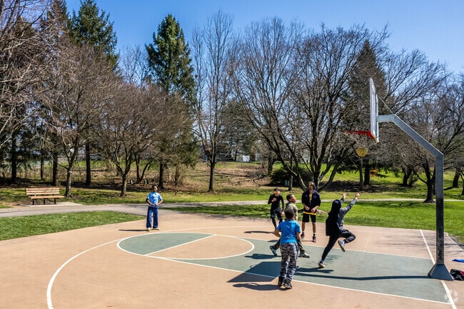 Basketball Courts at Strawberry Farms Park
