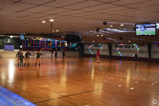 The Roebuck Family Skate Center is a great weekend destination in the area.