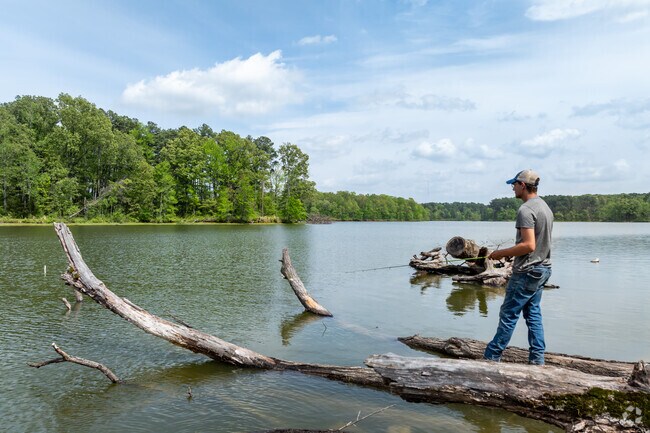 Various types of fish can be found in the lake at Herb Parsons Lake State Park in Piperton.