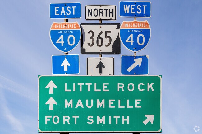 Interstate 40 adds to the convenience of commuting in and out of Oak Grove.