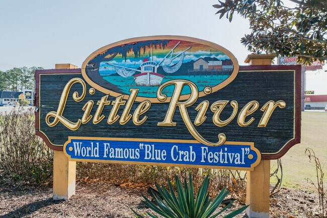 Little River is home to the annual World Famous Blue Crab Festival held at the Little River Waterfront.