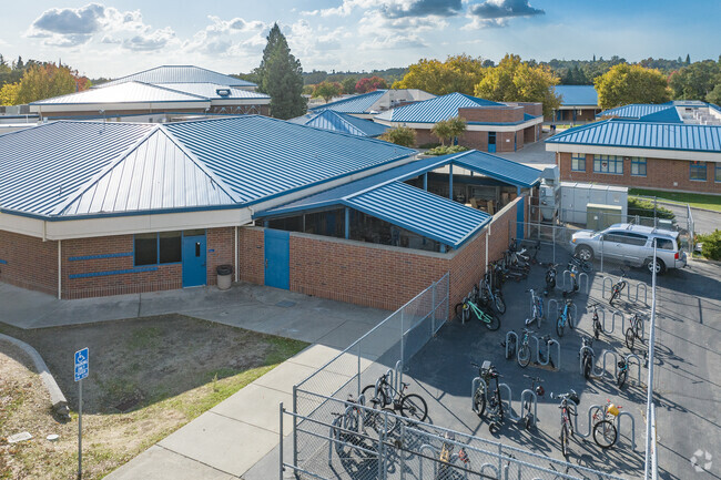 Bicycle riding is encouraged at Spring View Middle School.