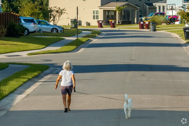 Many of the subdivisions in Murraysville are walker friendly with wide roads and sidewalks.