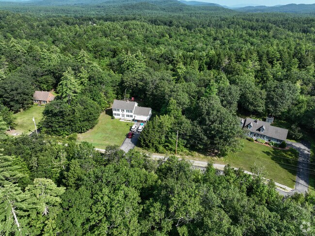 Homes are generously spaced apart in Lake Arrowhead.