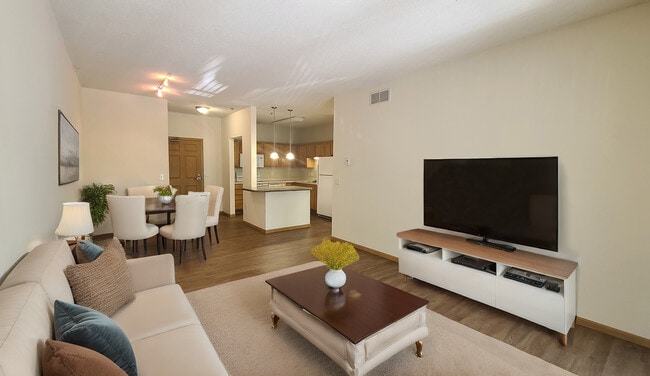 Two Bedroom Living Room - Kitchen