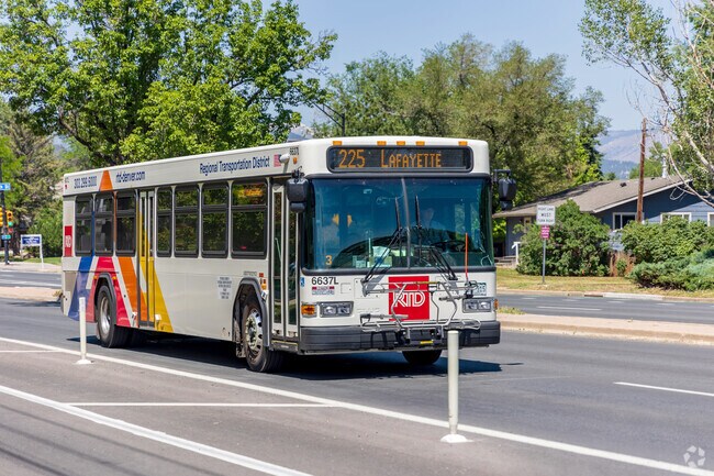 Locals can catch the RTD-bus on Baseline Road.