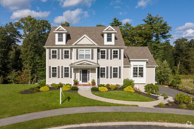 Stately contemporary builds are available in this newer part of Wenham.