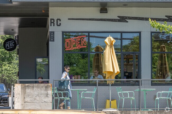 Grab a quick cup of coffee at Perc in East Lake.