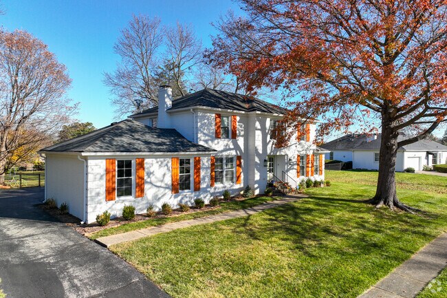 Traditional colonials standout with unique and bold facade accents.