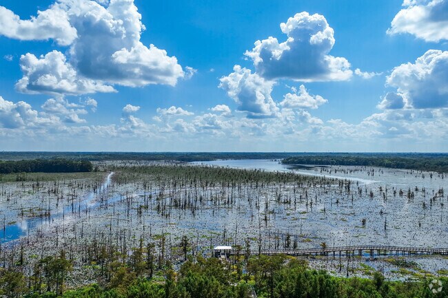Black Bayou Lake flows into Bayou Desiard, which runs along Lakeshore.