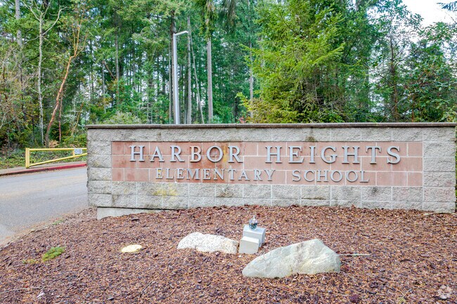 Harbor Heights Elementary School Signage.