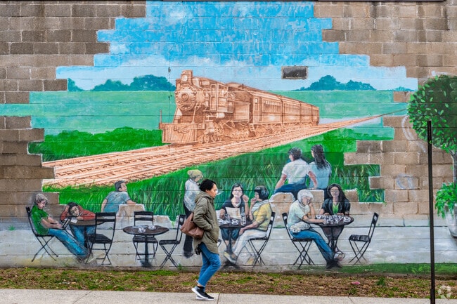 Lansdale has beautiful murals for you to enjoy as you walk through town.