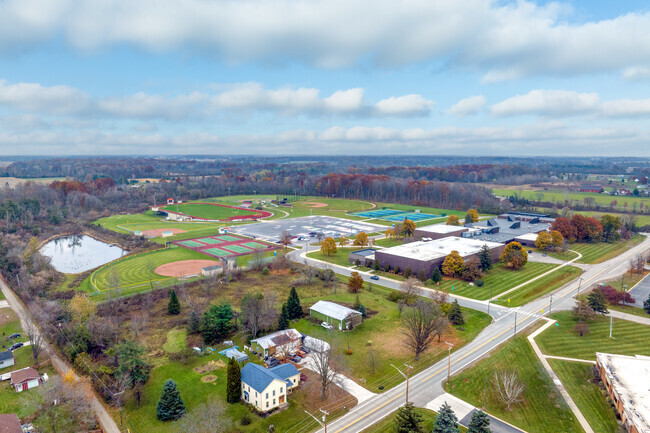 Armada High School aerial view.