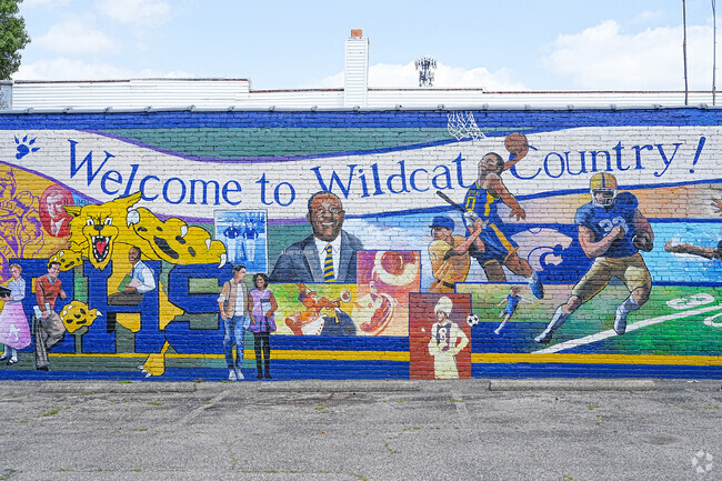 Southeast South Bend has quite a bit of school pride with murals all over town.