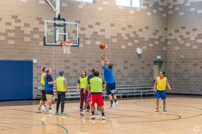 Play a game of pickup basketball at Northglenn’s newly renovated recreation center.