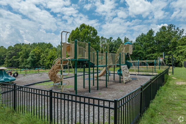 Immanuel Lutheran School features a playground with a variety of equipment.
