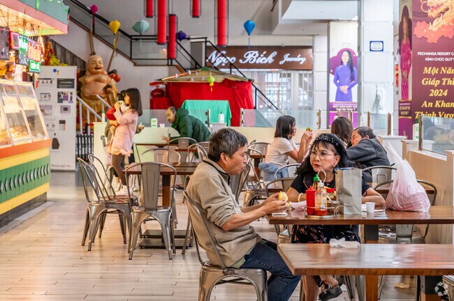 Star View residents flock to Asian Garden Mall for Vietnamese food and shopping options.