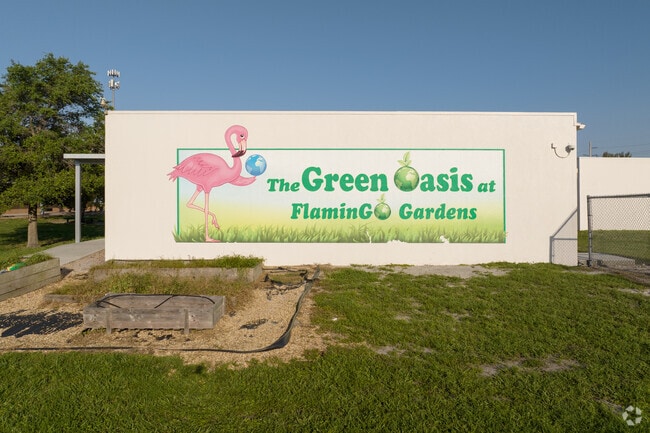Mural by the garden at Calusa Elementary School.