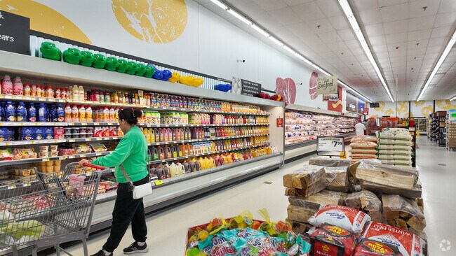 Residents of Nevin have several choices of grocery stores, including this Compare Foods.