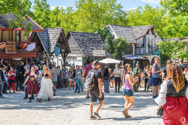 Step back in time at the Bristol Renaissance Faire with costumes, music, and marketplace energy.