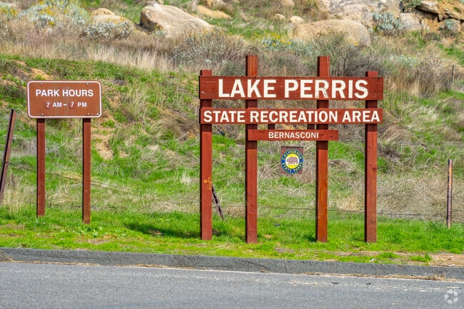Spend your weekends fishing in the serene waters of Lake Perris near Lakeview.