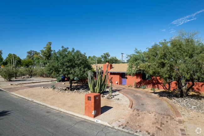 A vivid, southwestern style bungalow in Peter Howell.