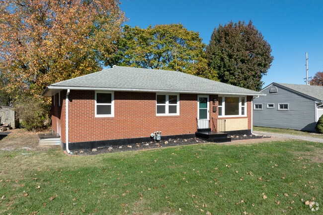 Brick ranch homes are plentiful in Granite City.