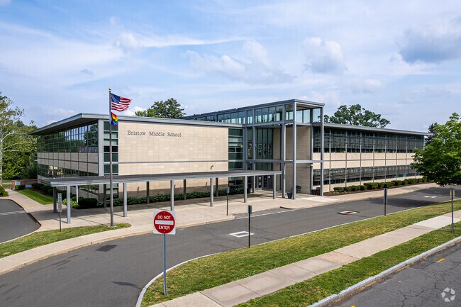 Bristow Middle School in West Hartford is home to 349 students in grades 6 - 8.
