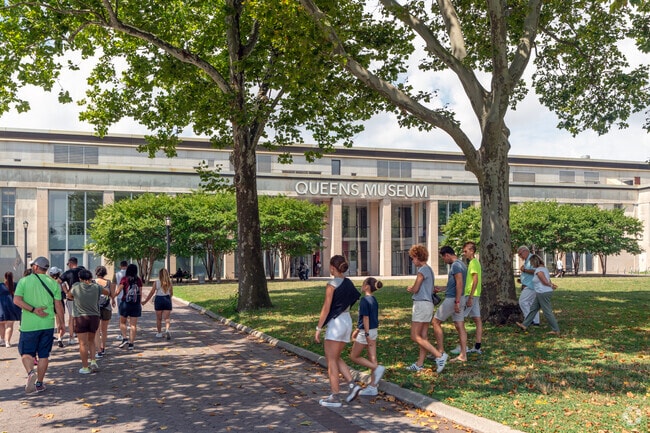 Rego Park locals can travel 3 miles to Flushing Meadows Corona Park to visit the Queens Museum.