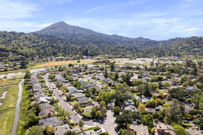 It's hard to consider Kentfield suburban when it is so well immersed in nature.