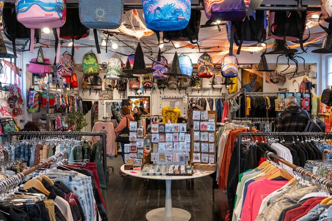 Zinnia Jewelry Inc. in Provincetown features a lively boutique filled with unique jewelry, clothing, and accessories.