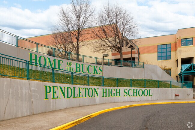 Pendleton High School serves the older students in the Pendleton area.